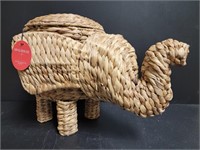 Water Hyacinth Elephant Basket