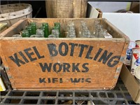 kiel bottling works wood crate with kits and plus