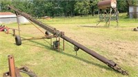 41 ft grain auger w briggs working cond unknown