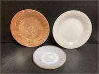 (3) Fire King Plates