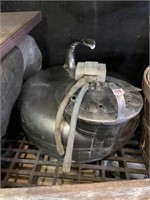 stainless steel milking bucket with pulsator and