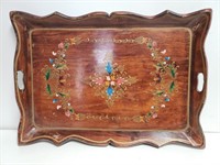 Vintage Wooden Serving Tray