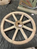 small wooden pulley/wheel