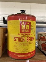 Midland stock spray 5 gallon metal container