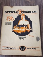 Indianapolis 500 Official Program, 1927,