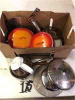Box of pots & pans