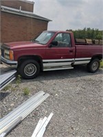 1990 GMC Sierra SLX  
90k miles 
Runs,
Old farm