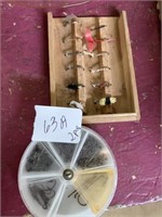 Lot of hooks and fly hooks