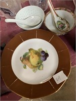Decorative plates and two Soup Bowl’s