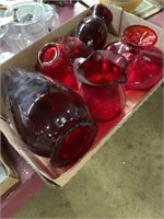 Red glassware