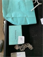 Tiffany Bracelet with Box and Bag marked 925