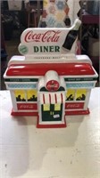 1999 Coca Cola 50s diner cookie jar 12 inches