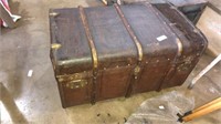 Huge old German made trunk 29.5 inches tall x