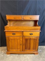 Vintage Maple Dry Sink Cabinet
