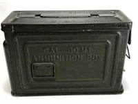 Trench art cup & 30cal ammo can