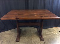Wooden Pub-Style Dining Table