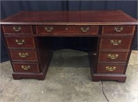 Large Vintage Wooden Desk