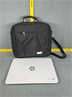 Hp Chrome Laptop with Carrying Case