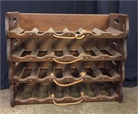 Wooden Stackable Wine Racks - Rustic
