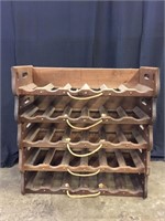 Wooden Stackable Wine Racks - Rustic