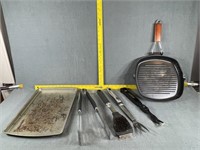 Grilling Utensils, Collapsible pan