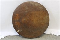 Round Wood Table Top w/ Drawer