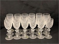 Waterford Crystal 18 pc White Wine Glasses