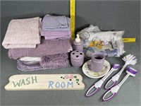 Purple Bathroom Accessories