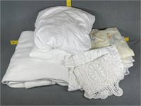 White Sheets & Blanket