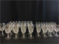 Set of Crystal D'Arques Tuilerie Glasses
