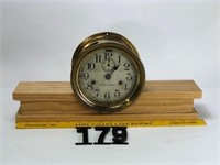 Brass Seth Thomas Ship's clock w/key