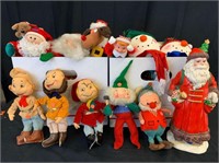 Various Christmas Figures and Ornaments