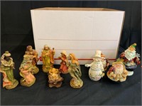 Miscellaneous Ceramic/Glass Christmas Figurines