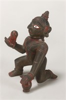 Indian Bronze Figure of Baby Krishna,