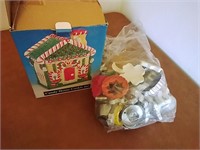 Christmas cookie jar and cookie cutters