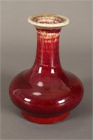 Chinese Petit Flambe Glaze Vase,