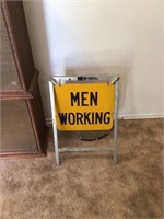 Men working sign