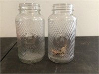 Old judge coffee jars
