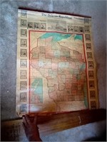 1863 Delavan republican map set. Old and fragile.