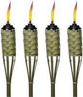 Bamboo Torch w’ Weaving