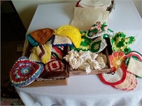 BL of crocheted items.