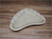 mcm boomerang style ash tray. Ceramic.