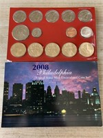 2008 UNC COIN SET P & D