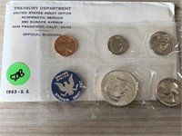 1965 SPECIAL MINT COIN SET SILVER JFK