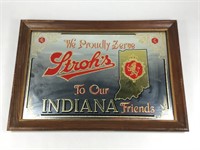 VTG Stroh's Indiana Mirrored Sign