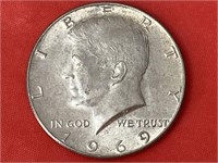 1969 Kennedy Silver Half Dollar