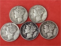 Mercury silver dimes
