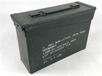 Vintage Military Metal Latching Box