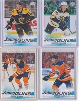 Lot de 4 cartes hockey 2019-20 Upper Deck Young