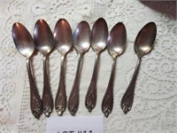 7- 1847 Rogers Bros. XS Triple Silverplated Spoons